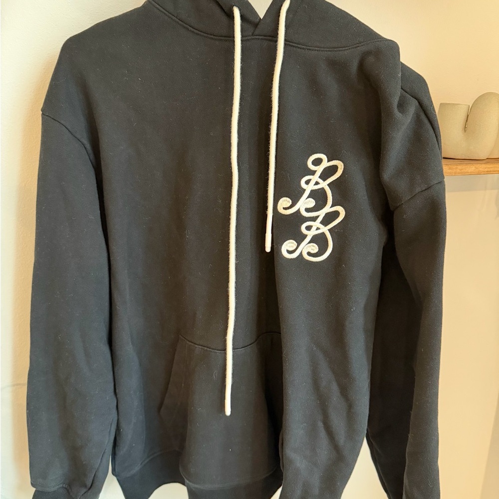 Black Bogey Boys Hoodie with White Accents